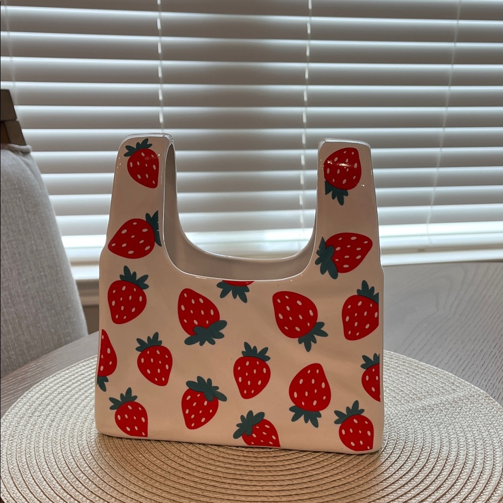 Strawberry Print Women's Bag
